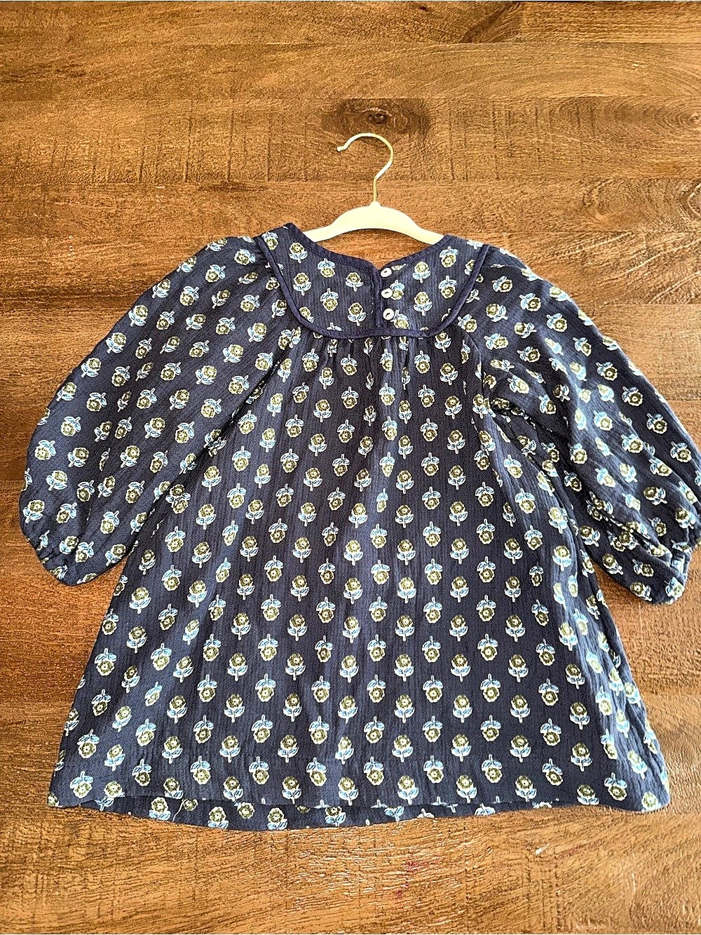 Zara Floral Peter Pan Collar Dress